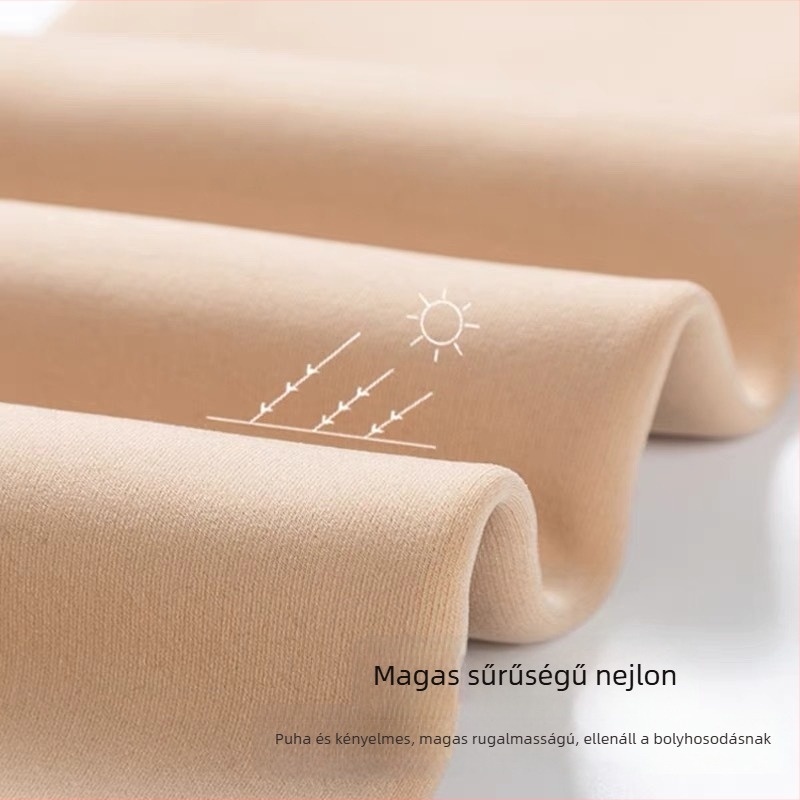 Női nylon leggings fleece-béléssel, ultra-vastag 501–600 g/m2, varrás nélküli, deréktámasz, melegen tart.