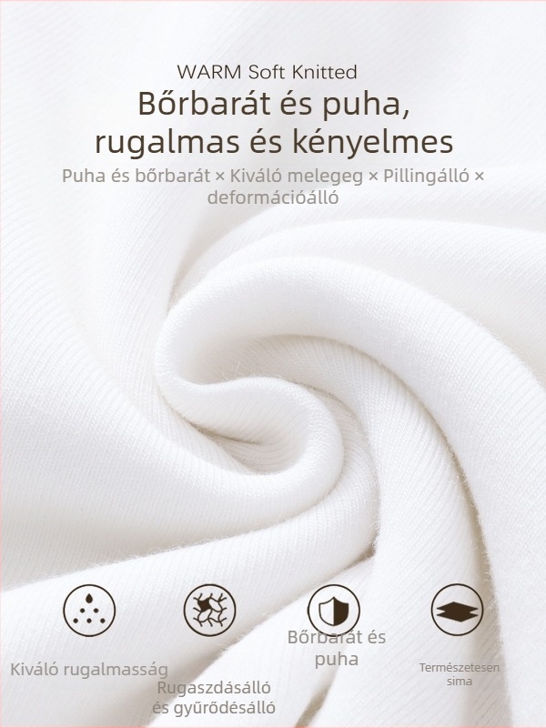 Viskózanyagú, egyszínű hosszú ujjú felső, fél nyakú, karcsú szabás