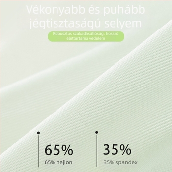 Női nylon alsónemű, lélegző 100% pamut aljzat, meghosszabbított szeméremtájon, antibakteriális zóna, összeillesztett szövet
