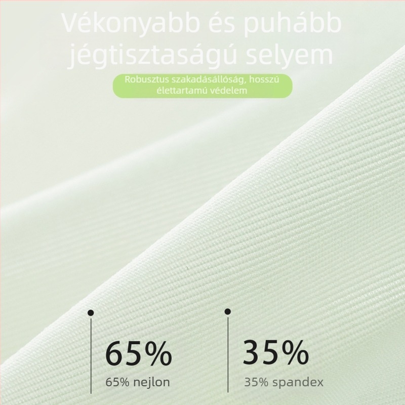 Női nylon alsónemű, lélegző 100% pamut aljzat, meghosszabbított szeméremtájon, antibakteriális zóna, összeillesztett szövet