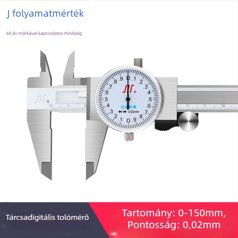 Vernier tolmér rozsdamentes acélból, mérőskálával, magas pontosság — Sichuan Márka