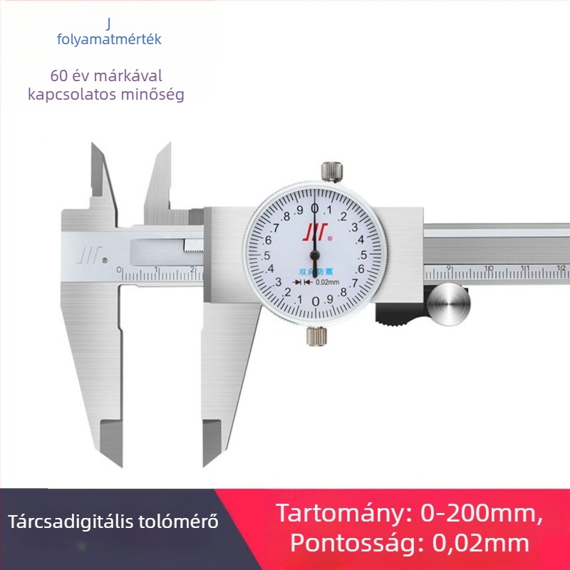 Vernier tolmér rozsdamentes acélból, mérőskálával, magas pontosság — Sichuan Márka