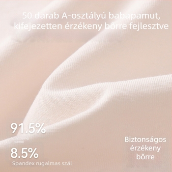 Női pamut alsónemű, magas derékkal, rugalmas, antibakteriális, légáteresztő, hasformázó, fenékemelés, nagy méret
