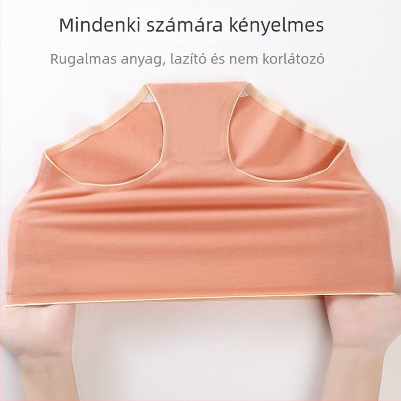 Női pamut magas derekú alsónemű, egyszínű, hasi formázó hatással, pamut béléssel