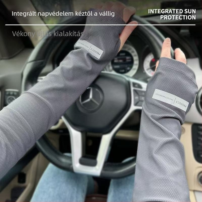 Jégselyem kar- és alkarvédő UV védelem, Nylon-Spandex hűsítő anyag, fő anyag tartalom 61–70%, 2023 tavasz