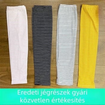 Csíkos jégselyem UV karvédő ujjvégek nőknek, vékonyak és légáteresztőek nyárra