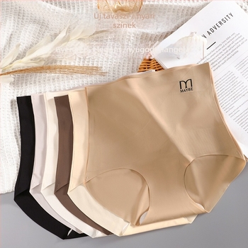 Női magas derekú, varrat nélküli fehérnemű — fő anyag: nylon; belső ágyék rész Mulberry selyem; lélegző; varrat nélküli kialakítás; magas derekú.