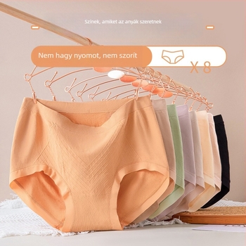 Női magas derekú seamless alsó, csípőemelés, lélegző, hasformázás, mulberry selyem bélés