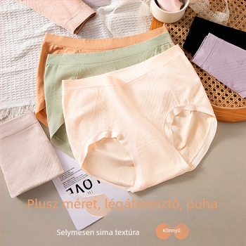 Női magas derekú seamless alsó, csípőemelés, lélegző, hasformázás, mulberry selyem bélés