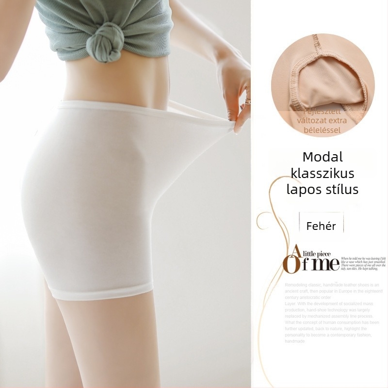 Női biztonsági rövidnadrág, fő anyag 95% poliészter, középmagas derék, egyszínű minta, Ice Silk ágyék alatti bélés