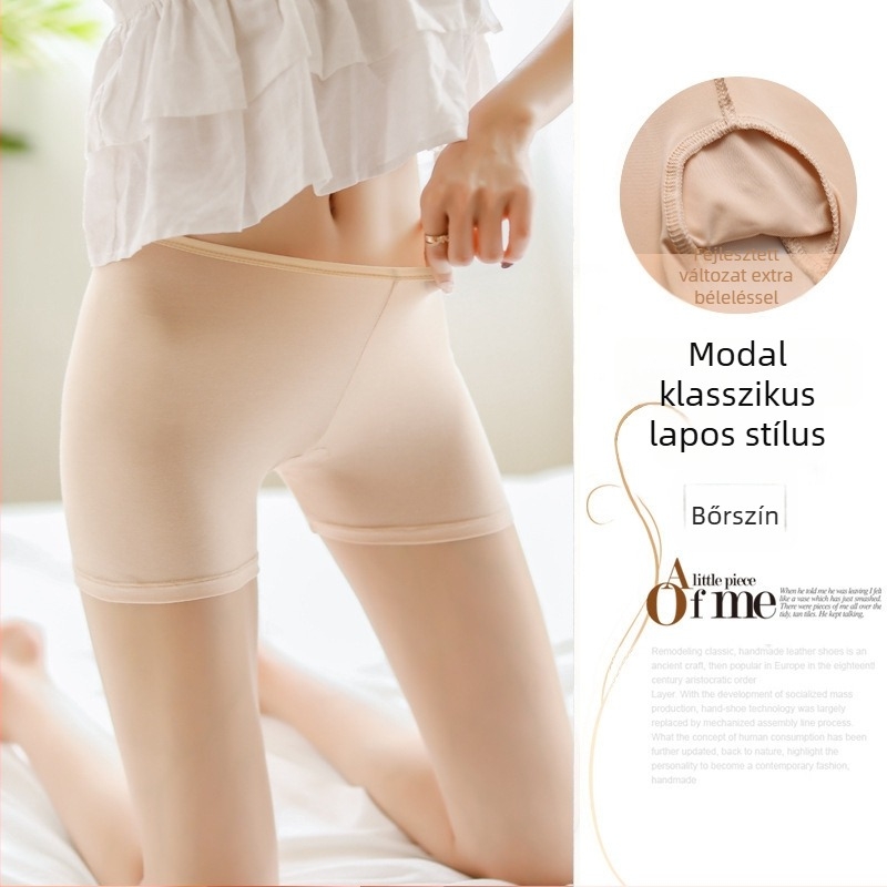 Női biztonsági rövidnadrág, fő anyag 95% poliészter, középmagas derék, egyszínű minta, Ice Silk ágyék alatti bélés