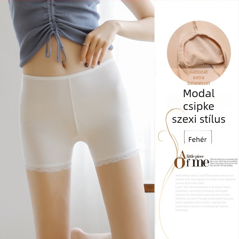 Női biztonsági rövidnadrág, fő anyag 95% poliészter, középmagas derék, egyszínű minta, Ice Silk ágyék alatti bélés