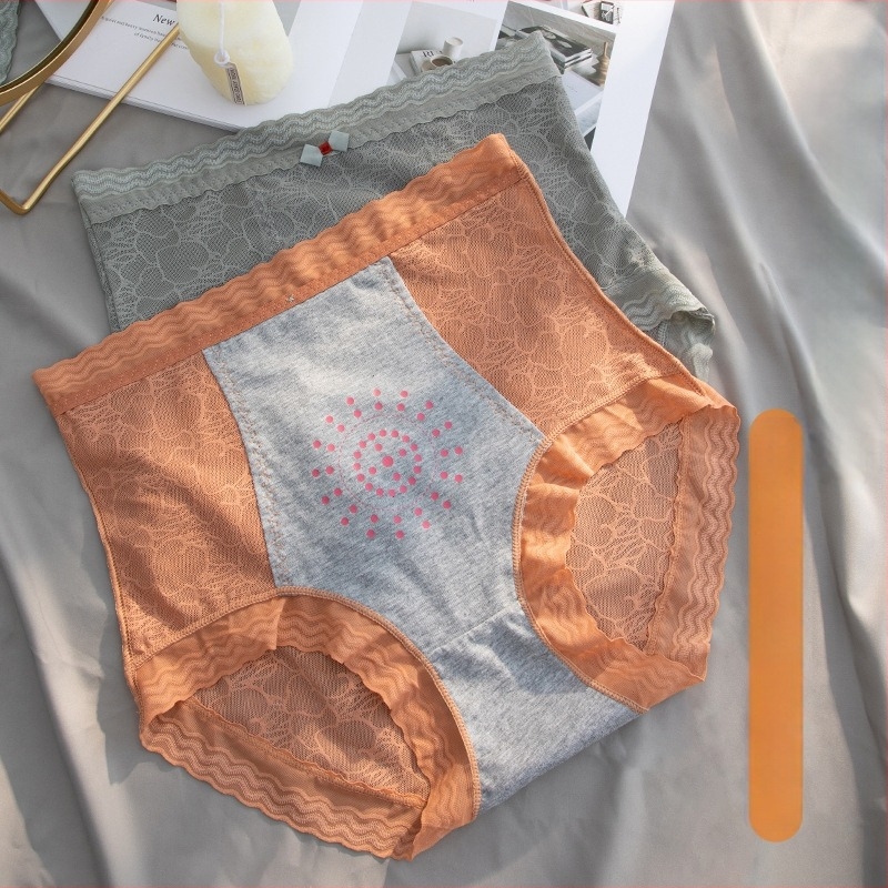 Női magas derekú alsónemű antibakteriális kialakítású, külső nylon, belső pamut rész, haskontroll és fenékemelés, nagy méret