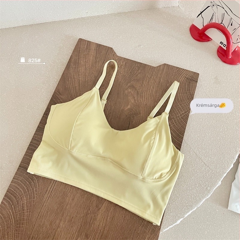 Wrap melltartó / csőtop jégselyem anyagból, fő anyag nylon, légáteresztő és anti-expozíció, háromszög kosár közepes formával