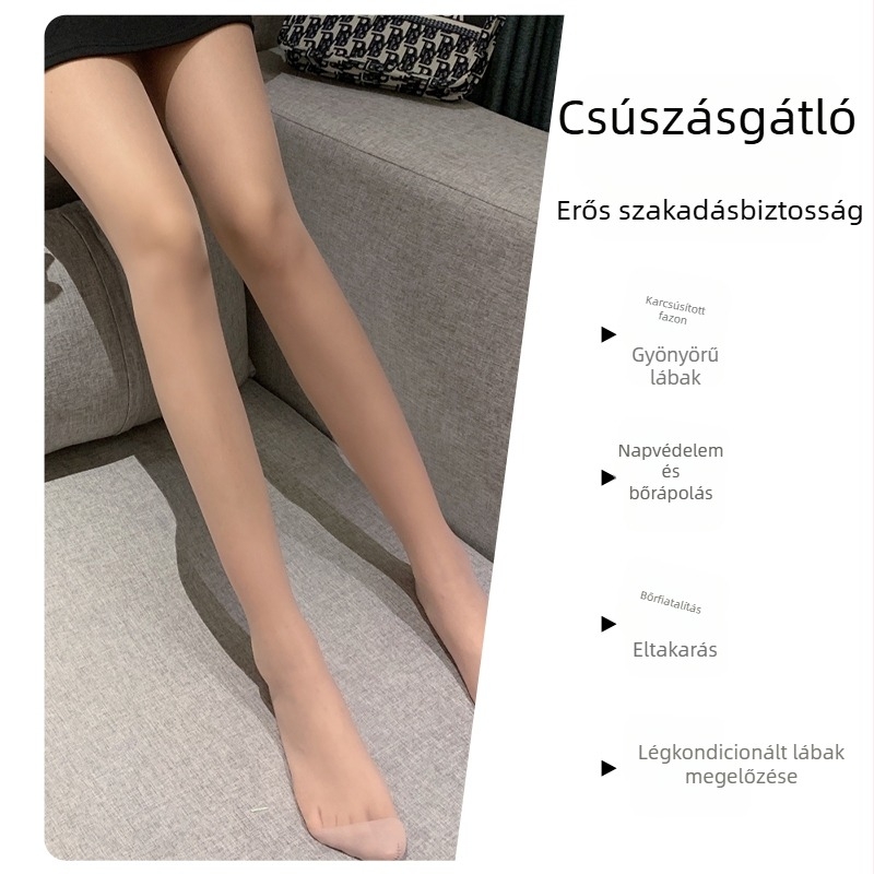 Áttetsző nude harisnyanadrág, ultra vékony, lábformázó, ananász mintázatú, láthatatlan ruhák alatt