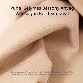 Testszínű bokáig érő shapewear harisnya leggings, toe-mentes, 120D nylon, uniszex