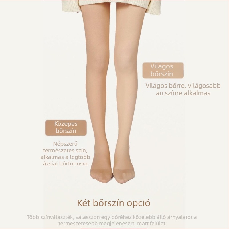 Grape Bobo Levehető kettős rétegű lábmelegenítő harisnya nőknek, ősz-tél, nylon