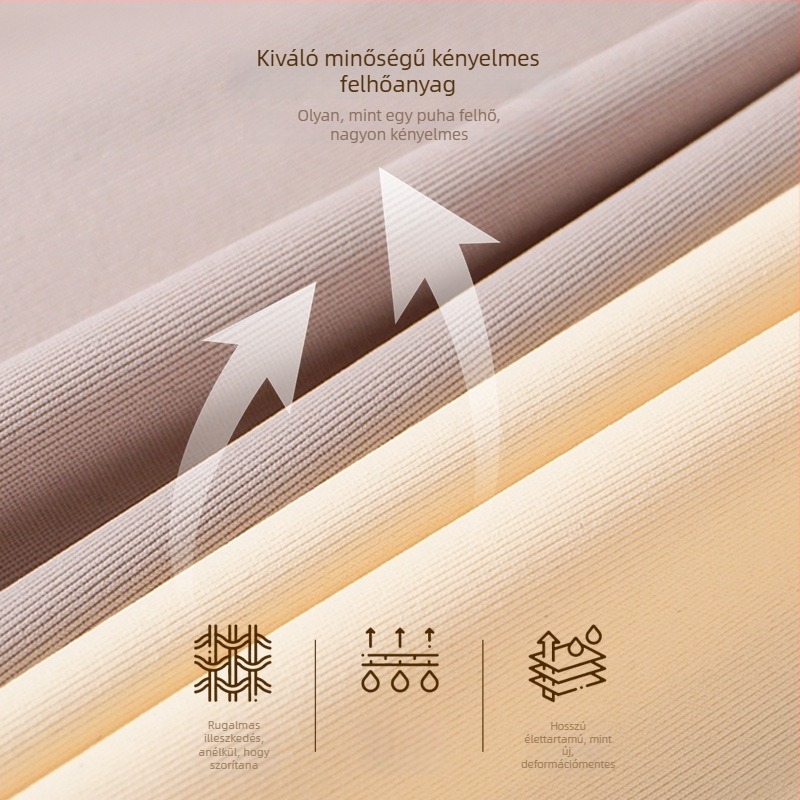 Biztonsági rövidnadrág magas derékkal, antibakteriális ágyéki betét a szeméremrésznél, lélegző Jacquard ice silk anyag, 80% nylon, ágyéki betét 96% viszkóz 4% elasztán