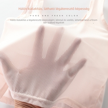 Fejlődési szakaszban lévő lányoknak tervezett top, nyári vékony modell, nylon anyag, pamut bélésű csészékkel, drót nélküli