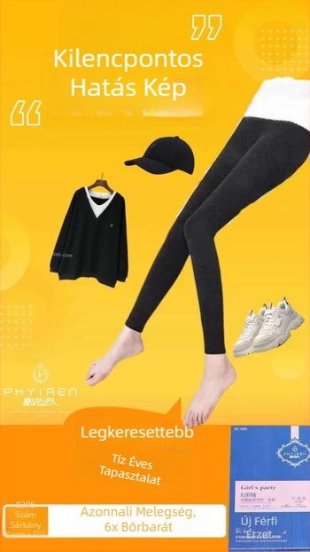 Pamut leggings, közepes vastagság, 72% pamut