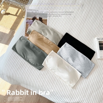 100% pamut váll nélküli melltartó kis mellekhez, push-up hatás, varratmentes, láthatatlan hát