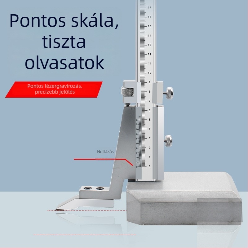 Digitális kijelzős magasságmérő, jelölő és vernier kaliber (Márka: Mark Youth)