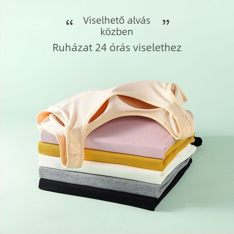Új modell melltartóbetéttel ellátott, hát nélküli topp, széles vállpántok, alapréteg, szexi, trendi, sokoldalú