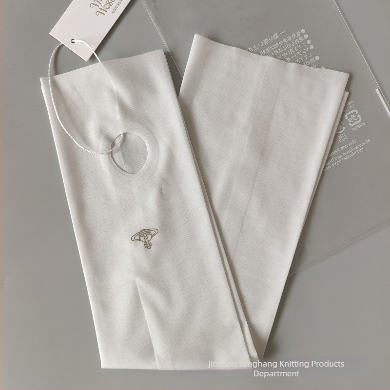 Női UV-védelmes Ice Silk karvédők, varrat nélküli, hűsítő, egyszínű