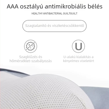 Férfi boxeralsó antibakteriális, lélegző háromdimenziós szabású, pamut kötött anyag, középmagas derék (90–95% pamut, középmagas derék, antibakteriális, lélegző)