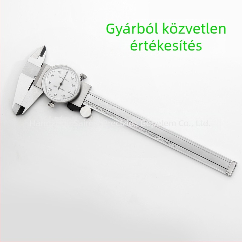 Dial tolómérő, 0-150 mm / 0-6 in, felbontás 0.001 in