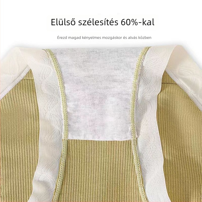 Női magas derekú alsónemű, 95% pamut, 95% Modal belső rész, kötött anyag