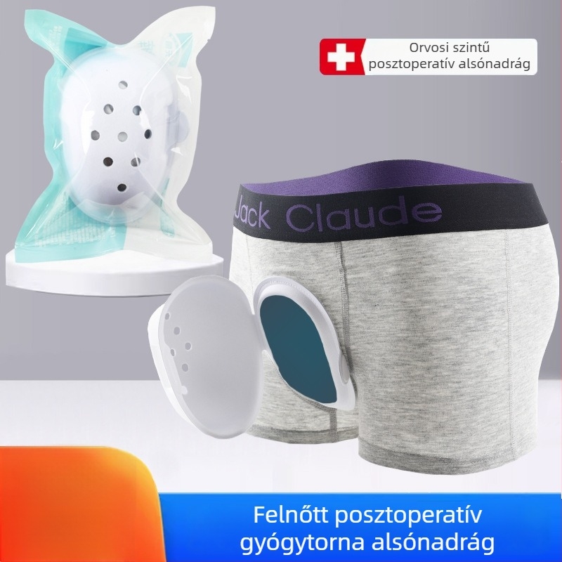 Férfi utóoperatív körülmetélés utáni alsónemű – védőbetéttel