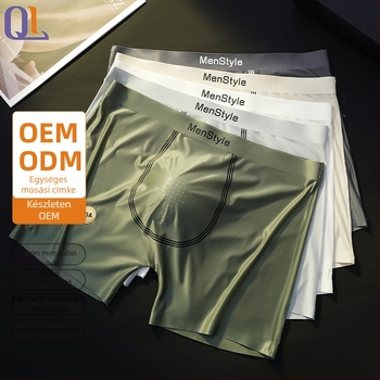 Férfi boxeralsó középmagas derekú, antibakteriális, lélegző, gyorsan száradó, nylon kötött anyag, termékkód QL-M8060