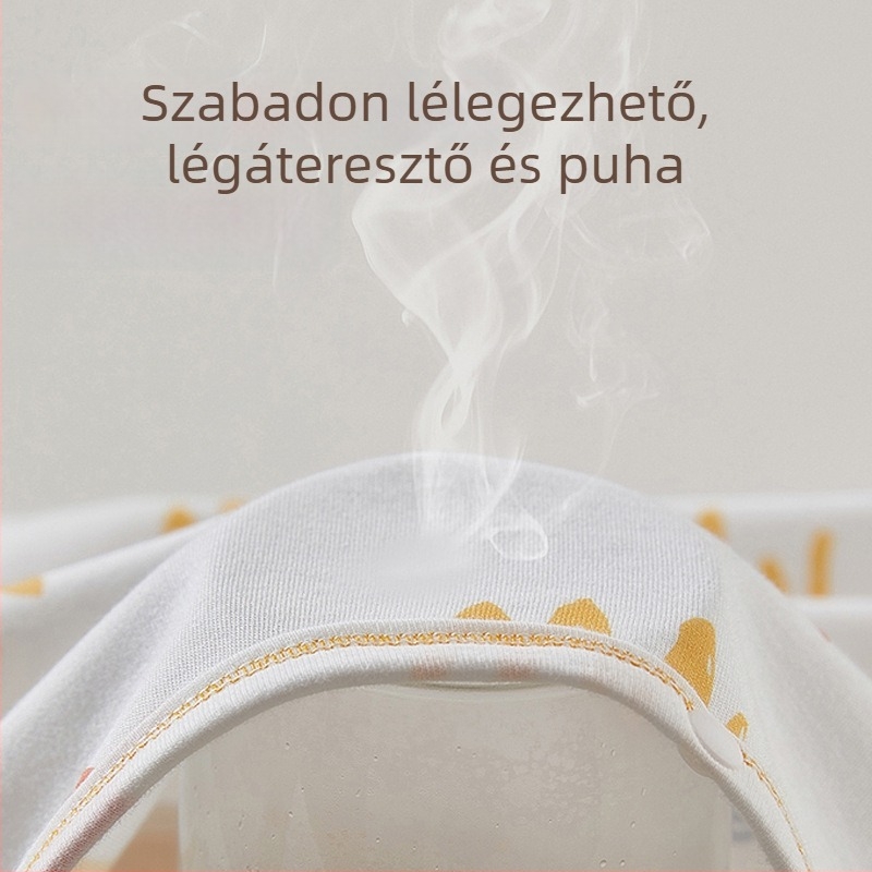 100% pamutból készült egyrészes babaszoba alvóruha, koreai stílus, újszülötteknek, egész évben