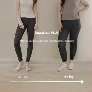Női magas derékú meleg leggings ősz-télre, bőrbarát, karcsúsító hatású, puha és rugalmas