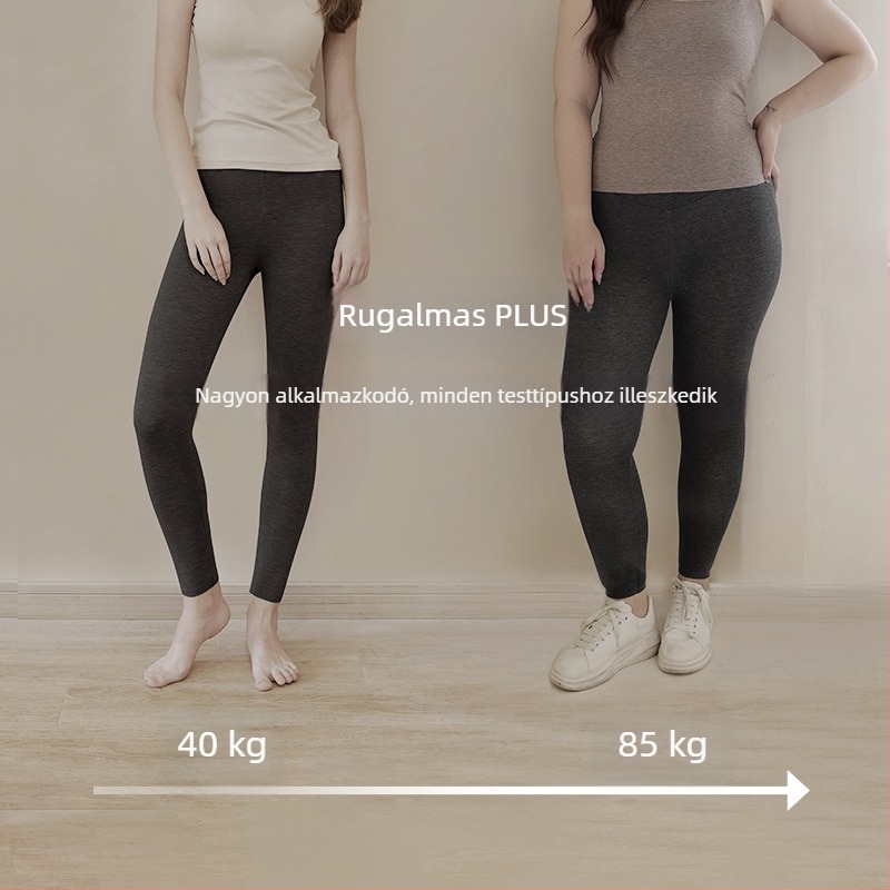 Női magas derékú meleg leggings ősz-télre, bőrbarát, karcsúsító hatású, puha és rugalmas