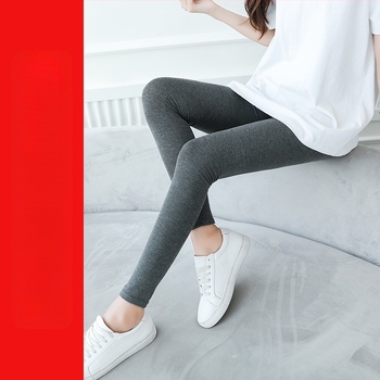 Női Modal leggings, cropped 9/10 hosszúságú, egyszínű, szoros fazon, lélegző, magas rugalmasság