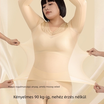 Nagy méretű női alapréteg, bőrt vonzó hatással, hialuronsavval hidratáló alsóruha, téli készlet dobozos csomagolásban