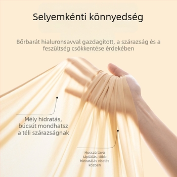 Nagy méretű női alapréteg, bőrt vonzó hatással, hialuronsavval hidratáló alsóruha, téli készlet dobozos csomagolásban