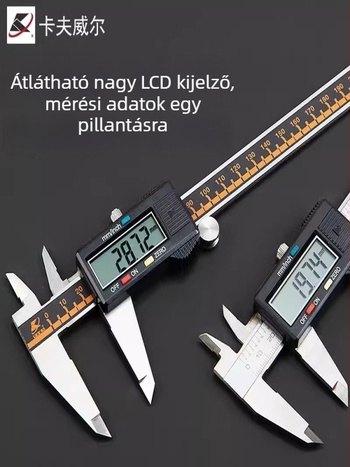 Vernier tolókaliper 0-150 mm digitális kijelzős – magasságmérő mérőeszköz YB5001A