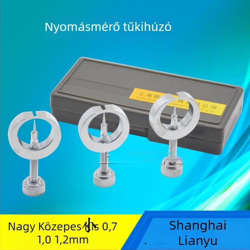 Három darabos tű eltávolító készlet nyomásmérőkhöz – diafragmás nyomásmérő, több méretű (nagy/közepes/kicsi), három darabos készlet