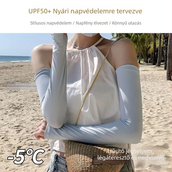 Ice Silk napvédő karvédők kerékpárhoz – légáteresztő, UV-védelem, egyszínű