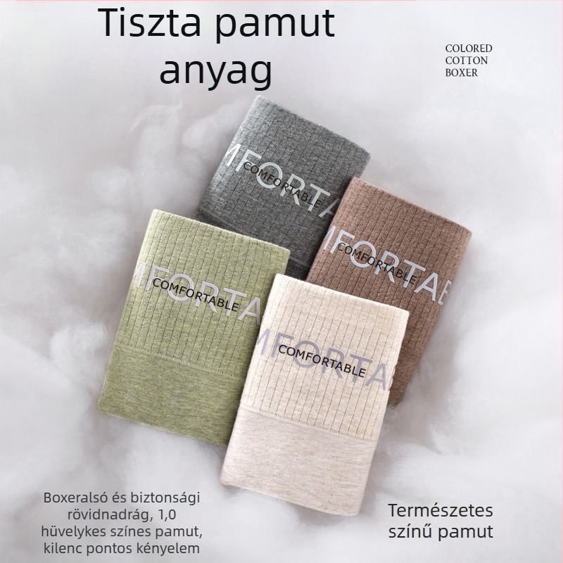 Női pamut alsónemű magas derekú, antibakteriális bélés, átlátszatlan