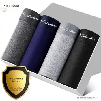 Férfi pamut boxeralsó középmagas derékszélesség, fő anyaga pamut, ágyéktájék pamut bélés, téli szezonra