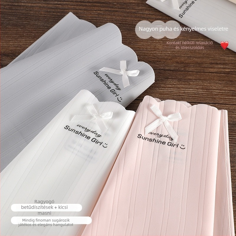 Női Ice Silk alsónemű, középmagas derék, nylon anyagú, pamut bélés a szeméremrésznél, 31–40D, lélegző és gyorsan száradó