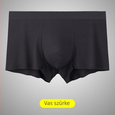 Pamut férfi boxeralsónadrág antibakteriális rézrosttal, varrat nélküli, lélegző, nagy méret