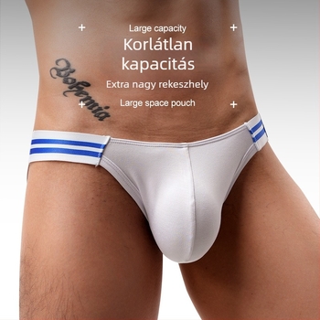 Férfi háromszög alakú alsónemű Modal anyagból — 90–95% Modal, 50 Count, lélegző kötött anyag, középső derekú, ágyéknál Spandex 80–90%