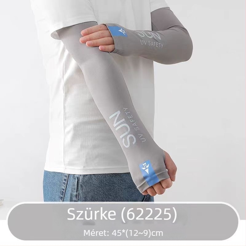 Nyári napsugárvédő karvédő, férfiaknak, ice silk anyag, nylon alapanyag, UV védelem, vezetéshez