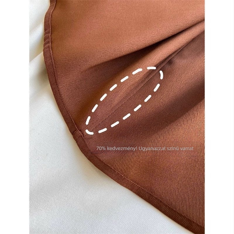 Ice Silk anyagból készült ing, Vinylon 30–50% tartalom, hosszú ujjú, galléros ing, szabványos hosszúság