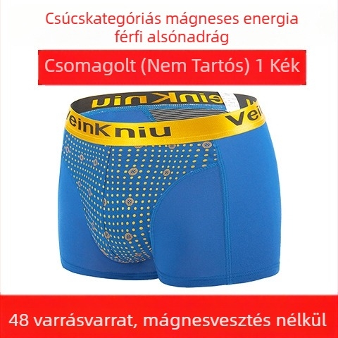 VeinKniu Férfi boxeralsónadrág, modál anyag, fő összetevő 90–95% modál, gáttáji bélés 100% poliészter, középmagas derék